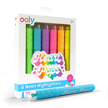 Heart Pops Neon Highlighter