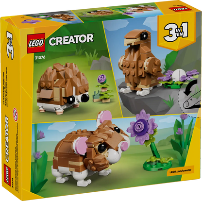 LEGO Cute Hamster with a Flower