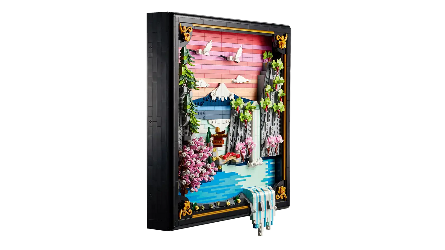 LEGO Japanese Cherry Blossom Landscape