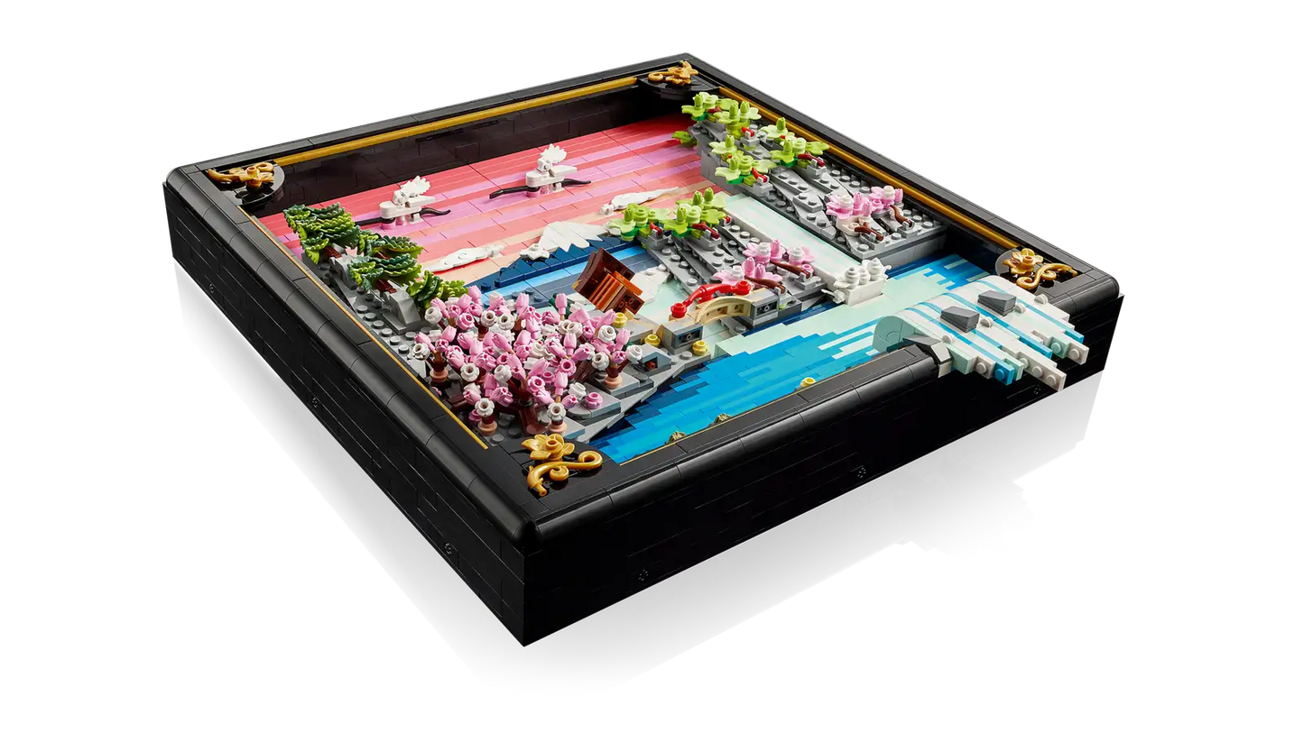 LEGO Japanese Cherry Blossom Landscape