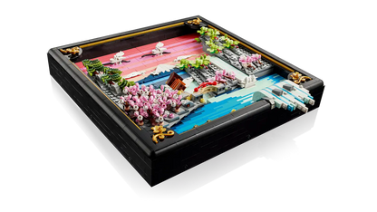 LEGO Japanese Cherry Blossom Landscape