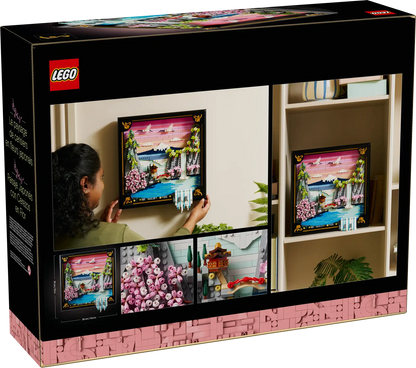 LEGO Japanese Cherry Blossom Landscape