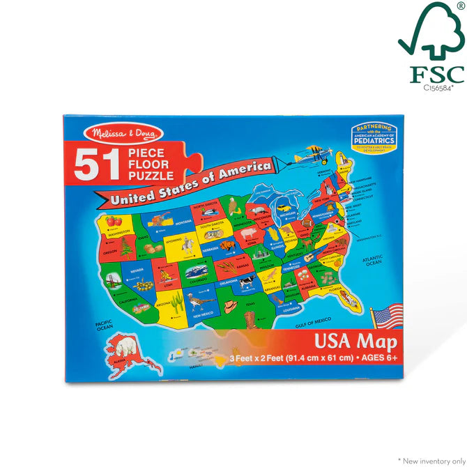 Floor Puzzle Map