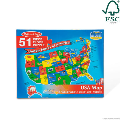 Floor Puzzle Map