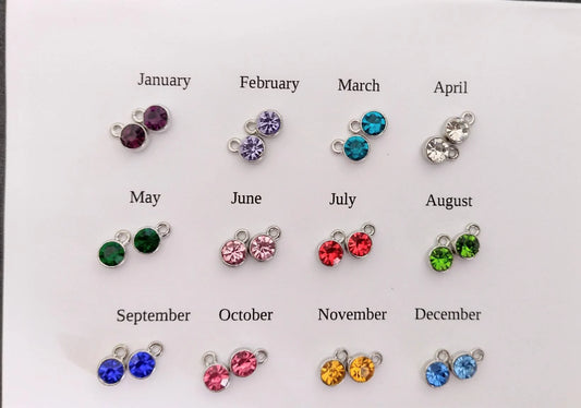 Clip on Earrings Birthstone