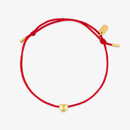 Puravida Bracelet Lydia Charm Bracelet Red w heart