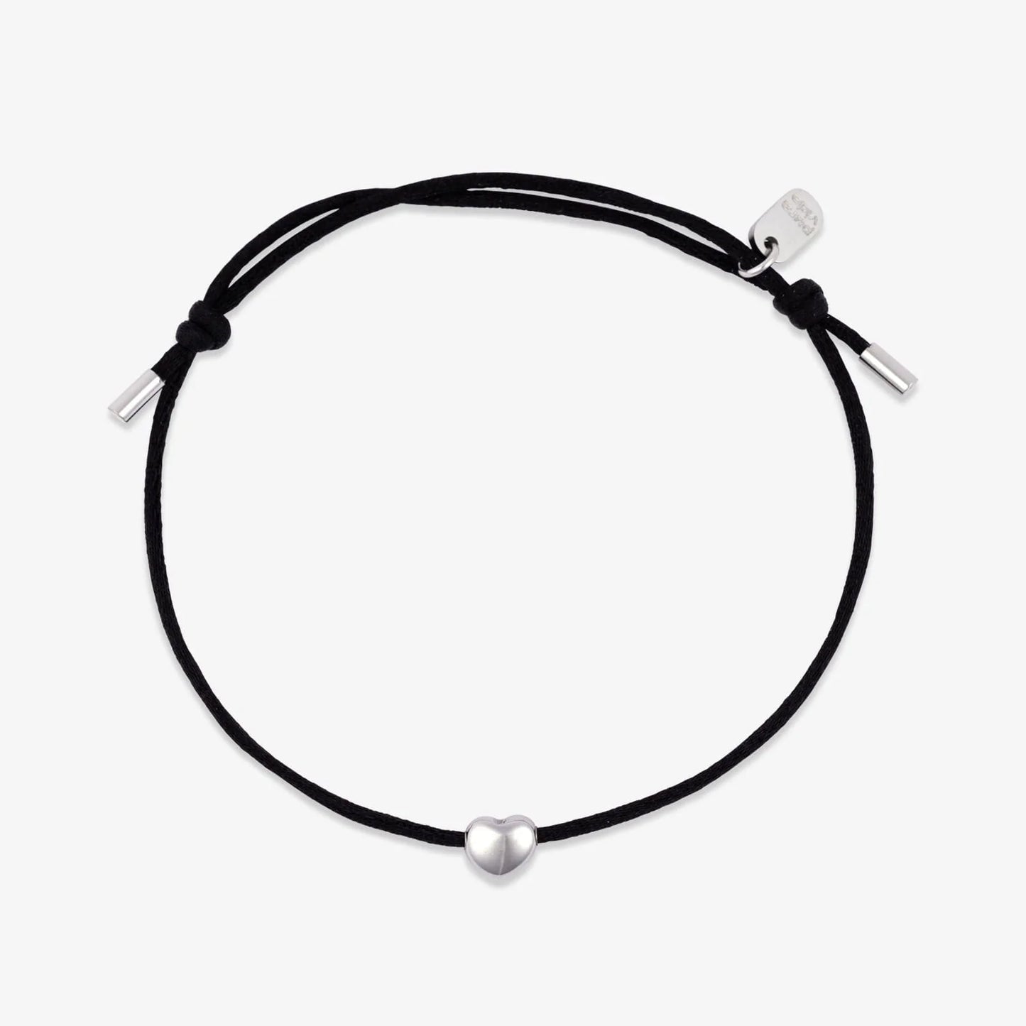 Puravida Bracelet Lydia Charm Bracelet Black w heart