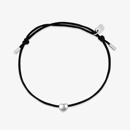 Puravida Bracelet Lydia Charm Bracelet Black w heart