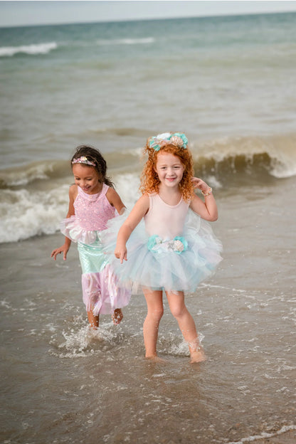 Misty Mermaid Dress Pink/Mint Size 5-6
