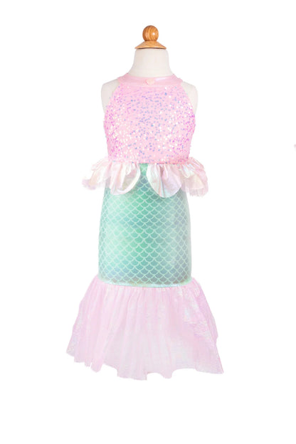 Misty Mermaid Dress Pink/Mint Size 5-6