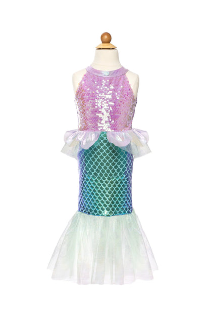 Misty Mermaid Dress Pink/Mint Size 5-6