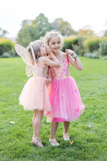 Butterfly Bliss Dress Hot Pink Size 3-4