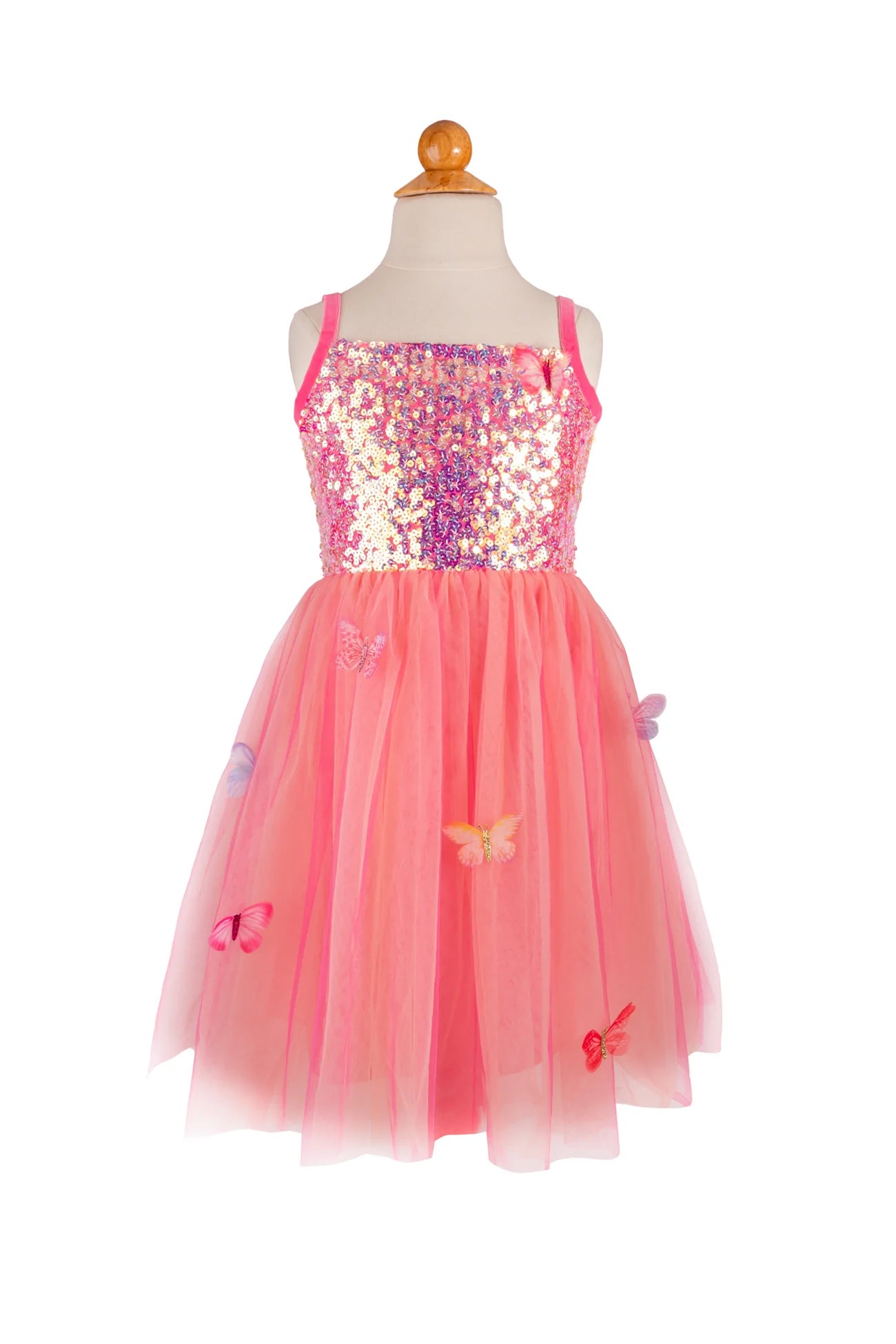 Butterfly Bliss Dress Hot Pink Size 5-6