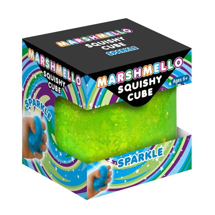 Sugar Marshmello Sparkle Cube