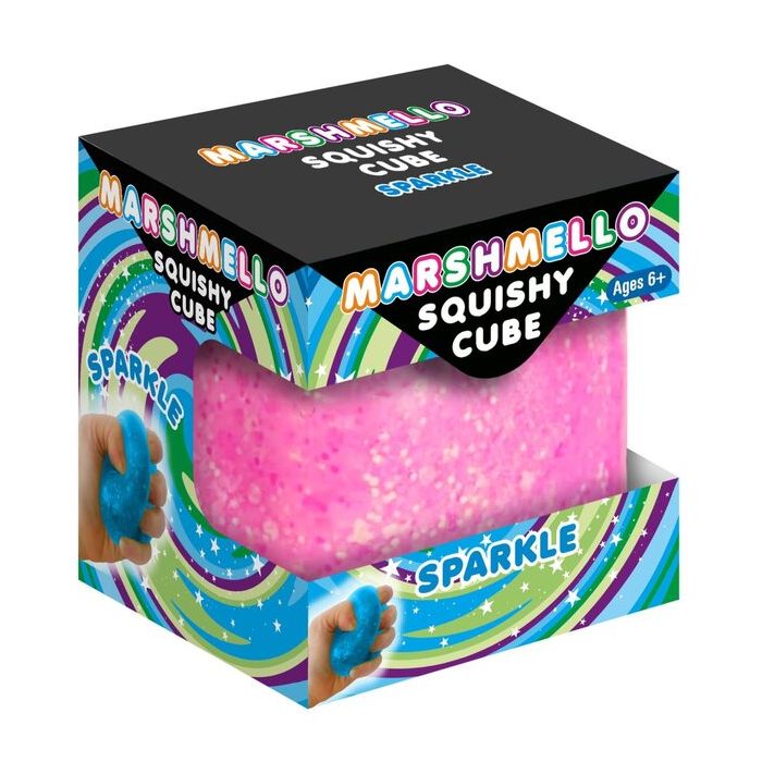 Sugar Marshmello Sparkle Cube