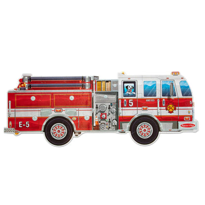 Floor Puzzle Giant Fire Truck 24pc