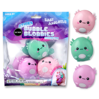 Sticky Bubble Blobbies Baby Axolotls