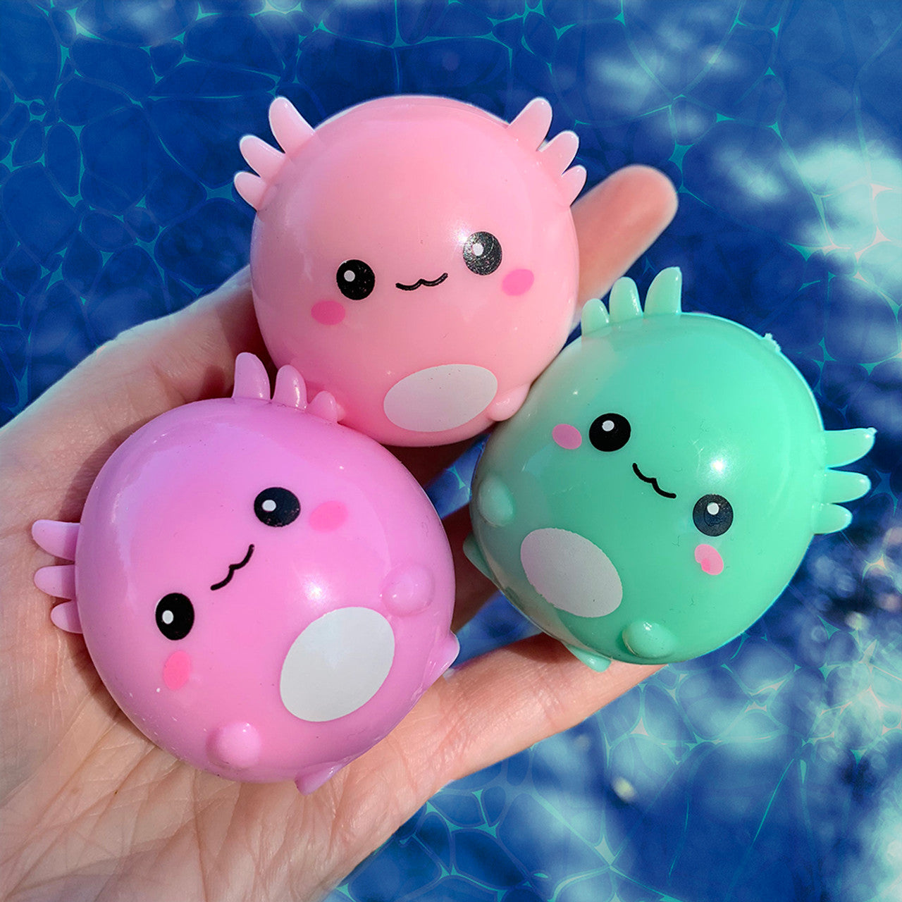 Sticky Bubble Blobbies Baby Axolotls