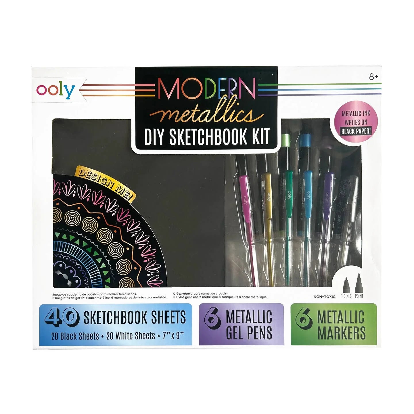 Modern Metallics DIY Sketchbook