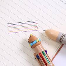 Capybara 8 Colors Ball Pen Click
