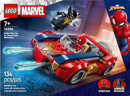 LEGO Spiderman Car Vs Venomized Wolverine