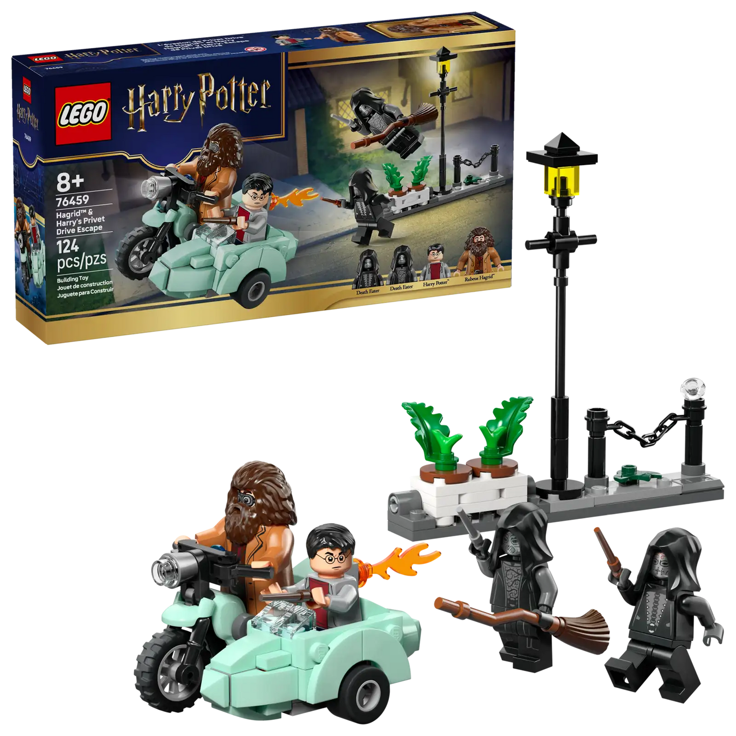Lego Hagrid and Harry's Privet Drive Escape