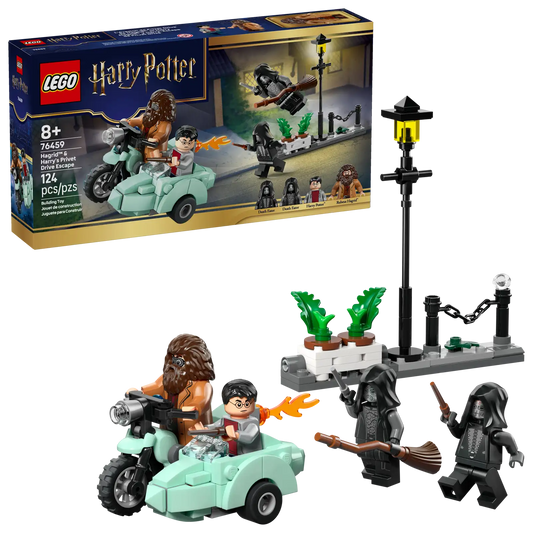 Lego Hagrid and Harry's Privet Drive Escape