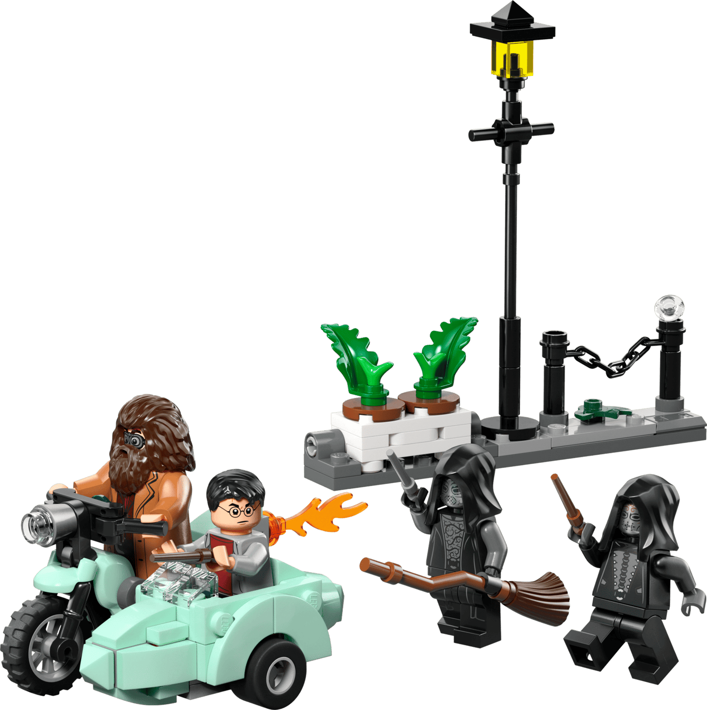 Lego Hagrid and Harry's Privet Drive Escape