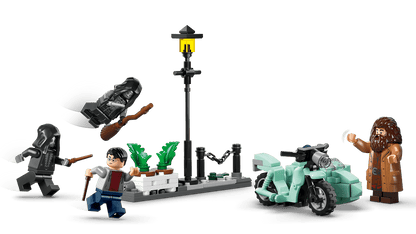 Lego Hagrid and Harry's Privet Drive Escape
