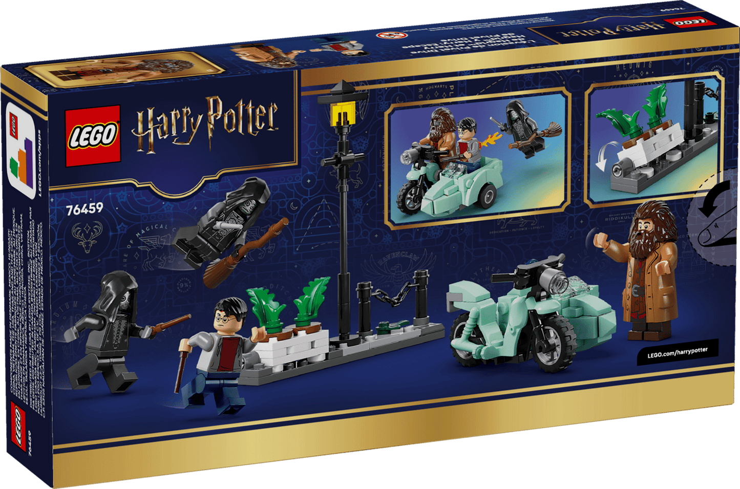 Lego Hagrid and Harry's Privet Drive Escape