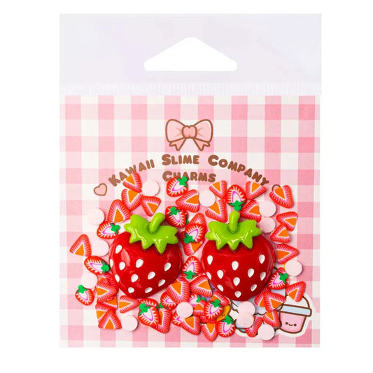 Strawberry Fields Slime Toppings Premade Charm Bag