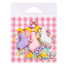 Dreamy Llama Slime Toppings Premade Charm Bag