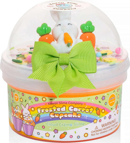 Kawaii Slime Frosted Carrot Cupcake