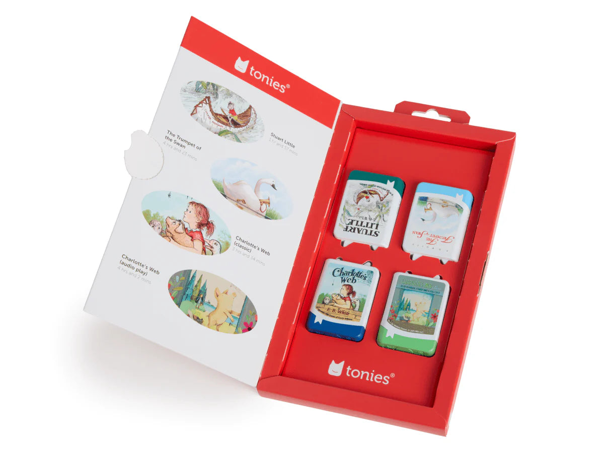 Tonies Audiobooks E.BB. White Collection with Charlottes Web