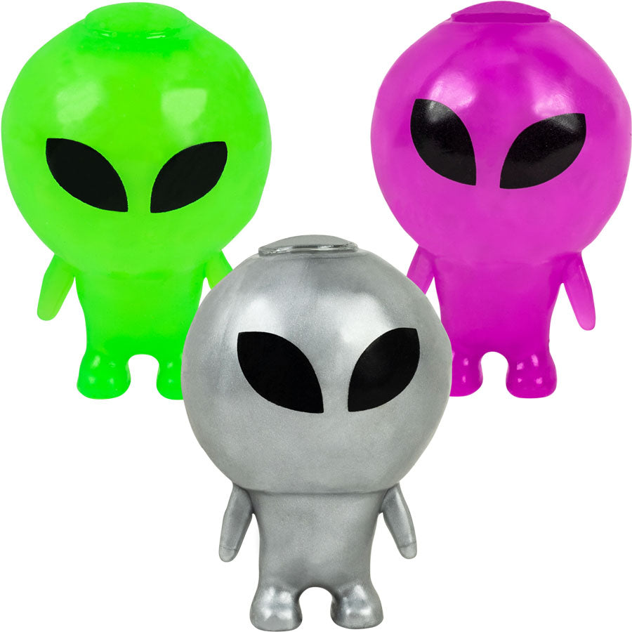 Mini squeeze alien with beads