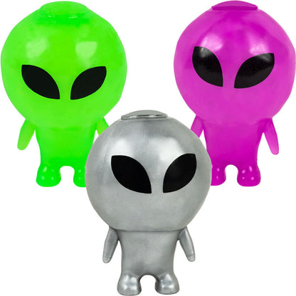 Mini squeeze alien with beads