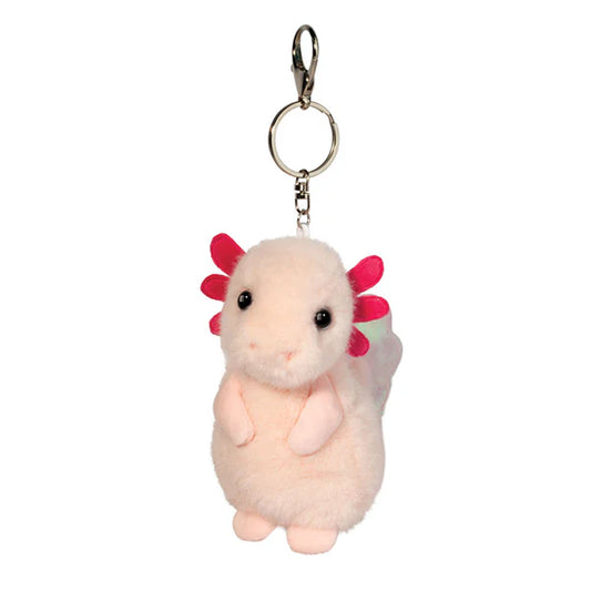 Plush keychain bag charm axolotl
