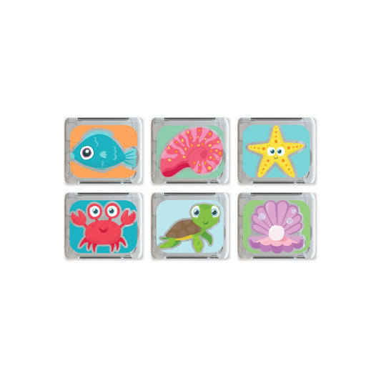 Glo Pals 6 Pack Ocean Theme Light up Cubes