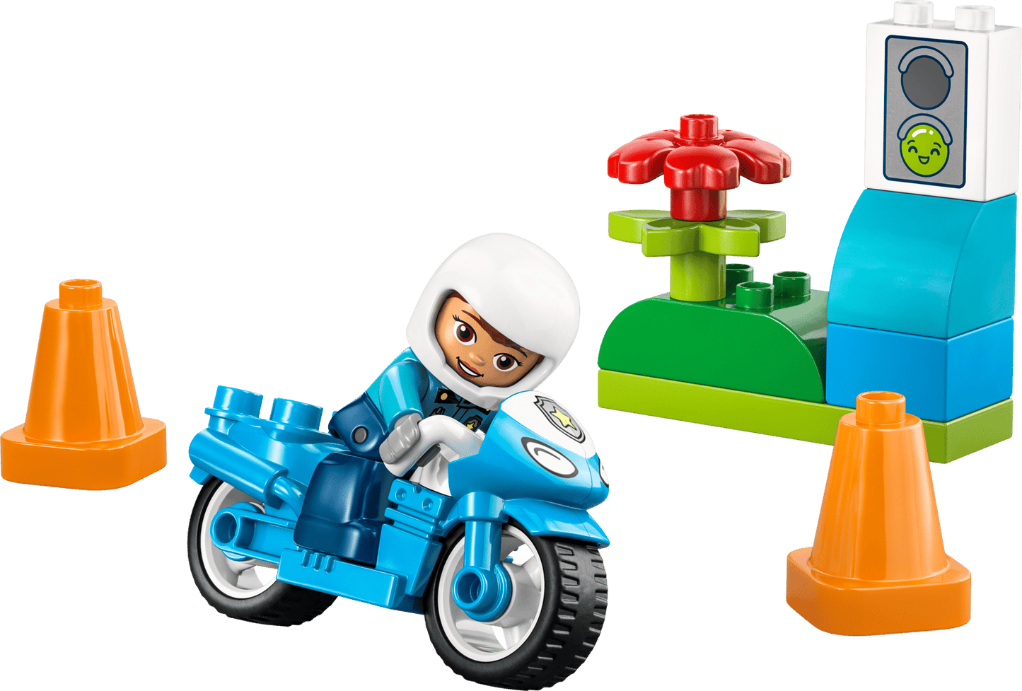 LEGO Blue Police Motorcycle