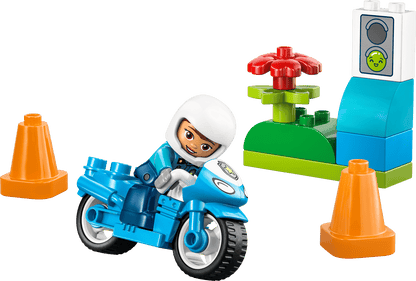 LEGO Blue Police Motorcycle