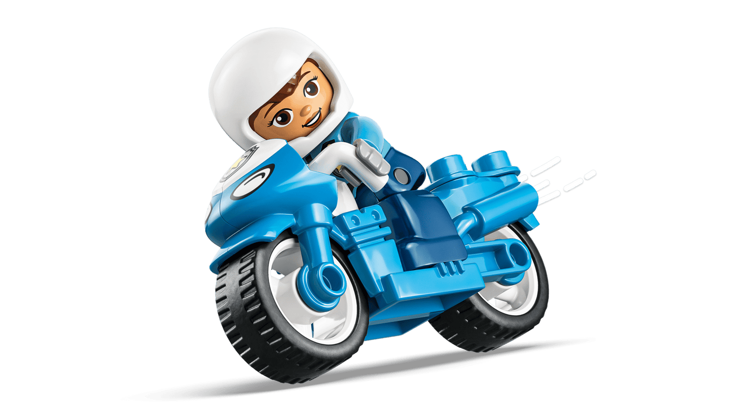 LEGO Blue Police Motorcycle