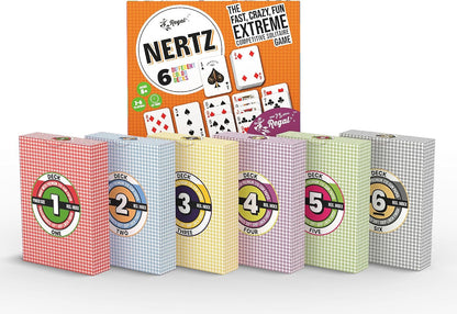 Nertz Fast Crazy Fun Extreme Competitive Solitaire Game