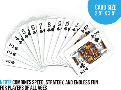 Nertz Fast Crazy Fun Extreme Competitive Solitaire Game
