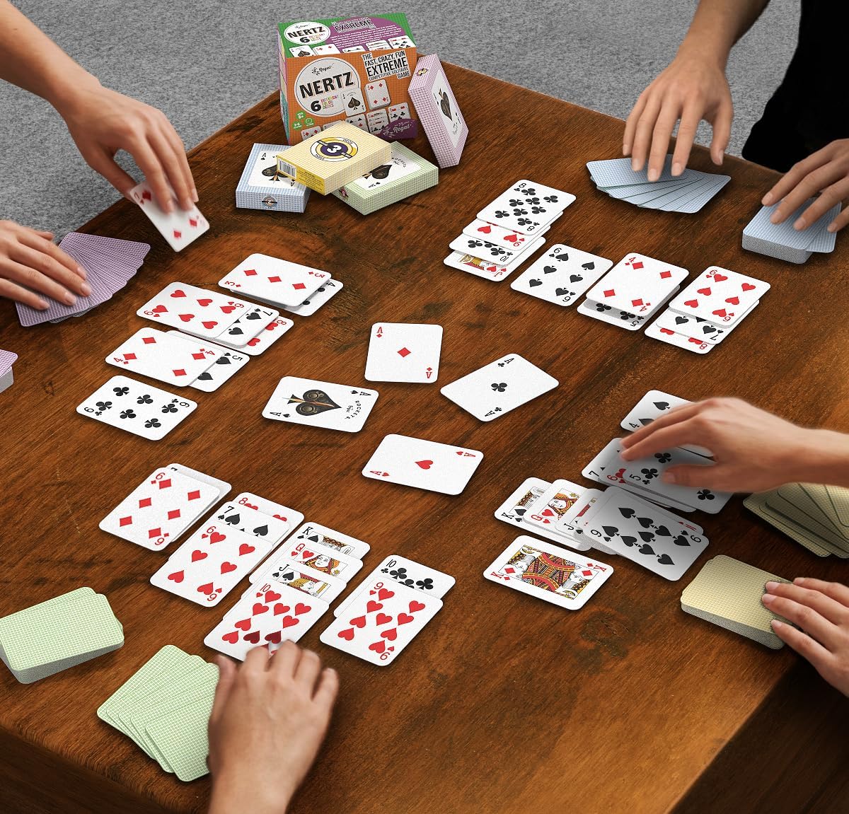 Nertz Fast Crazy Fun Extreme Competitive Solitaire Game