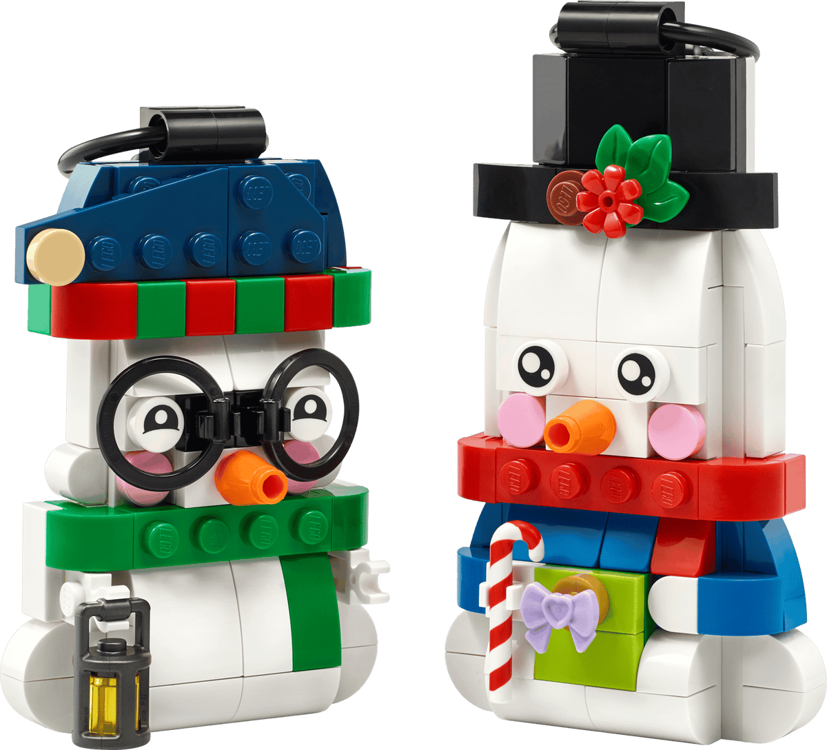 LEGO Snowman Ornaments