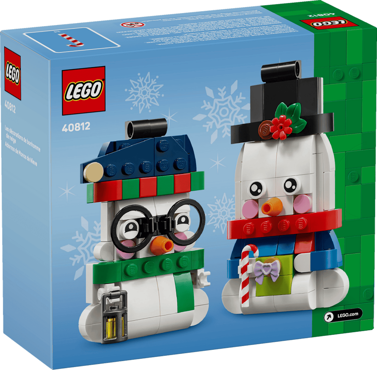 LEGO Snowman Ornaments