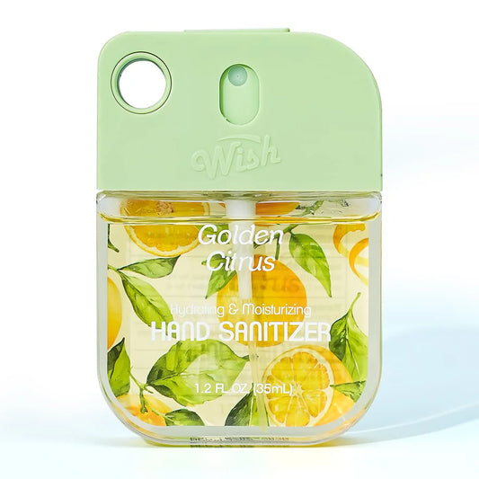Golden Citrus Hydrating and Moisturizing Wish Hand Sanitizer Spray