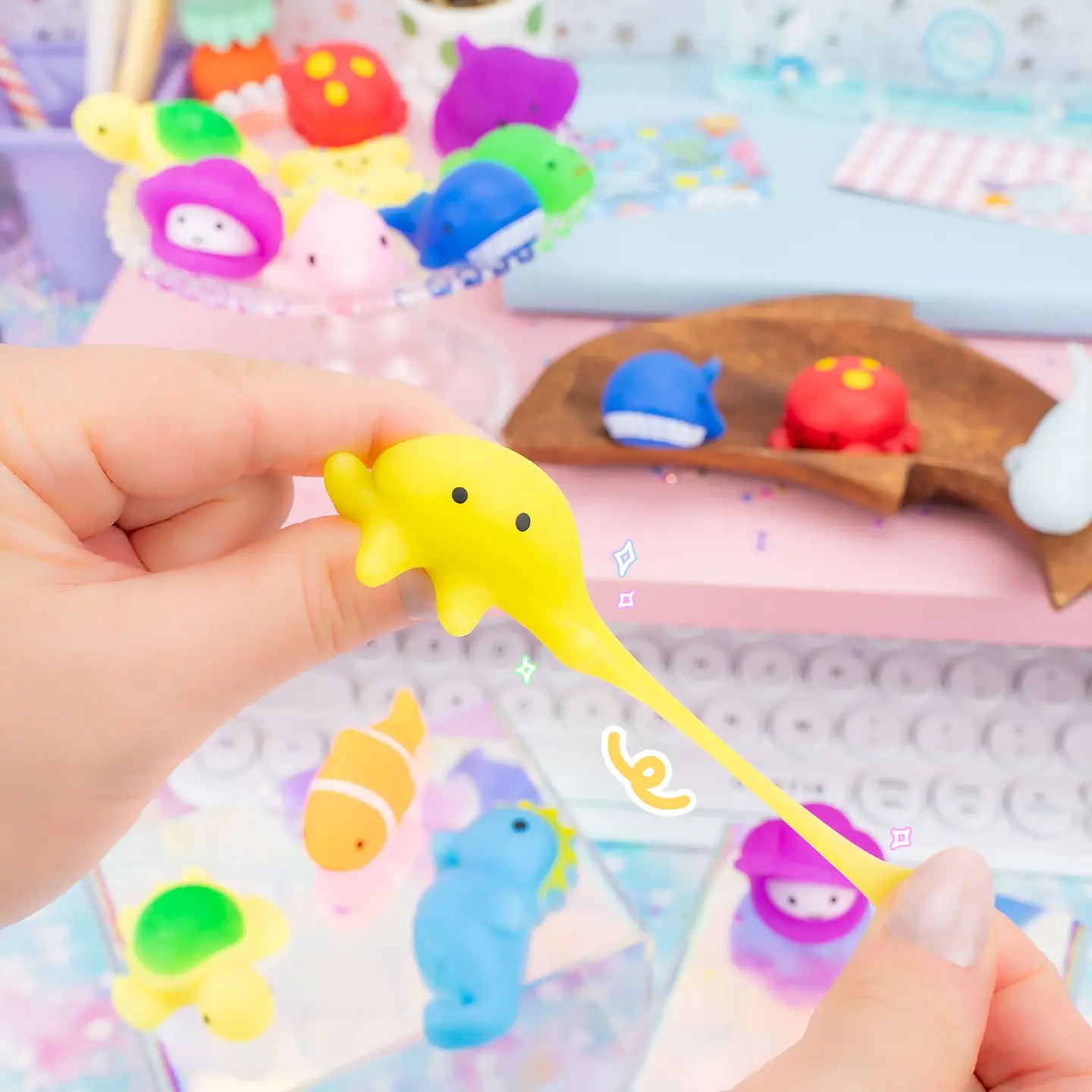 Kawaii Mini Gummy Marine Pals Animals Mochi
