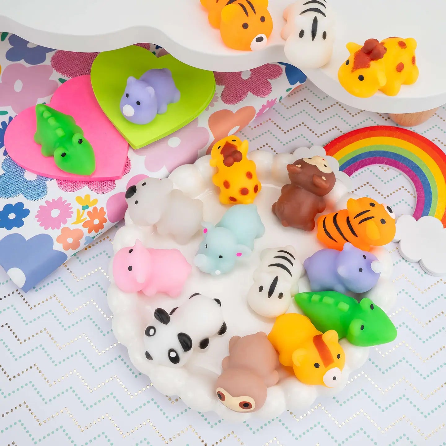 Kawaii Mini Gummy Zoo Animals Mochi