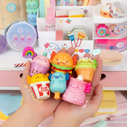 Kawaii Mini Snaxolotl Mini Squishy Toy